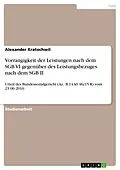E-Book (pdf) Vorrangigkeit der Leistungen nach dem SGB VI gegenüber des Leistungsbezuges nach dem SGB II von Alexander Kratochwil