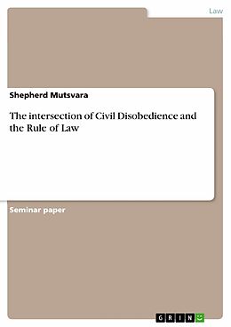 E-Book (pdf) The intersection of Civil Disobedience and the Rule of Law von Shepherd Mutsvara