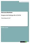 E-Book (pdf) Exegese der Perikope Lk 12,54-56 von Sina Laura Rautmann