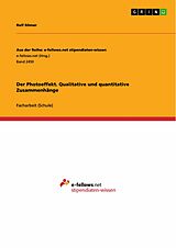 E-Book (pdf) Der Photoeffekt. Qualitative und quantitative Zusammenhänge von Ralf Römer