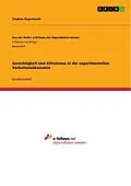 E-Book (pdf) Gerechtigkeit und Altruismus in der experimentellen Verhaltensökonomie von Stephan Degenhardt