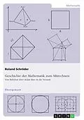 E-Book (pdf) Geschichte der Mathematik zum Mitrechnen von Roland Schröder