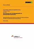 E-Book (epub) Das Kriterium der Verfügungsmacht im Betriebsstättentatbestand von Anna Lena Füllsack