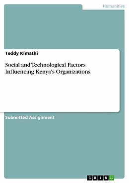 eBook (pdf) Social and Technological Factors Influencing Kenya's Organizations de Teddy Kimathi