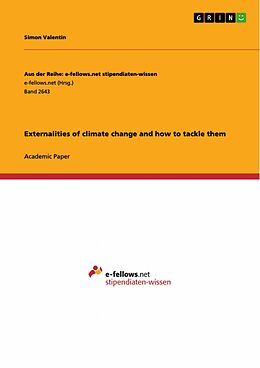 E-Book (pdf) Externalities of climate change and how to tackle them von Simon Valentin