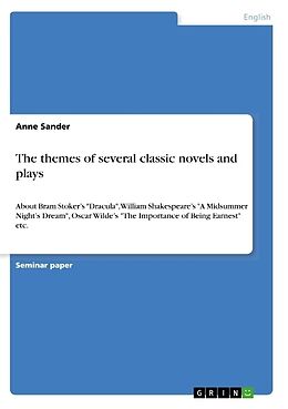 Couverture cartonnée The themes of several classic novels and plays de Anne Sander