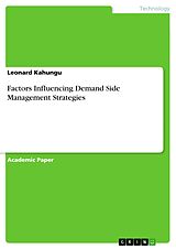 eBook (pdf) Factors Influencing Demand Side Management Strategies de Leonard Kahungu