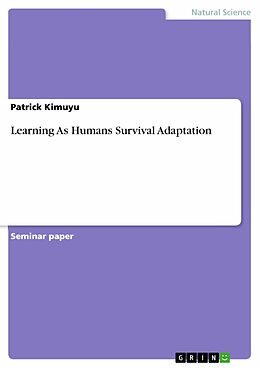 eBook (pdf) Learning As Humans Survival Adaptation de Patrick Kimuyu
