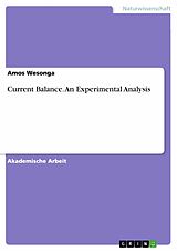 E-Book (pdf) Current Balance. An Experimental Analysis von Amos Wesonga
