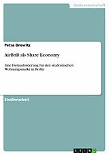 E-Book (pdf) AirBnB als Share Economy von Petra Drewitz