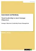E-Book (pdf) Team Leadership to meet Strategic Objectives von Louis Jansen Van Rensburg
