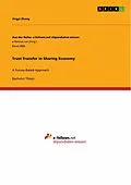E-Book (pdf) Trust Transfer in Sharing Economy von Jingyi Zhang
