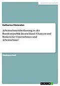 E-Book (pdf) Arbeitnehmerüberlassung in der Bundesrepublik Deutschland. Chancen und Risiken für Unternehmen und Arbeitnehmer von Katharina Kleinrahm