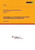 E-Book (pdf) Universalbanken vs. Investmentbanken. Ein Vergleich anhand HSBC Trinkaus und Goldman Sachs von 