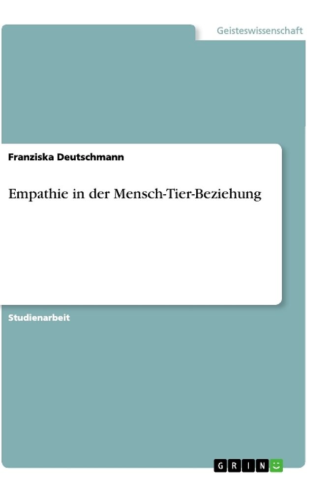 Empathie in der Mensch-Tier-Beziehung