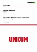 E-Book (pdf) The Variation of Tip-of-the-Tongue experiences in different word types von Melanie Pongratz