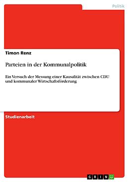 E-Book (pdf) Parteien in der Kommunalpolitik von Timon Renz