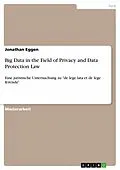E-Book (pdf) Big Data in the Field of Privacy and Data Protection Law von Jonathan Eggen