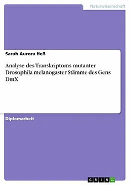 E-Book (pdf) Analyse des Transkriptoms mutanter Drosophila melanogaster Stämme des Gens DmX von Sarah Aurora Heß
