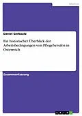 E-Book (pdf) Ein historischer Überblick der Arbeitsbedingungen von Pflegeberufen in Österreich von Daniel Gerbautz