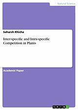 E-Book (pdf) Inter-specific and Intra-specific Competition in Plants von Saharsh Khicha