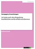 E-Book (pdf) Sri Lanka nach dem Bürgerkrieg. Konfliktfelder und Konfliktkonstellationen von Ganagaginy Sivanolisingam