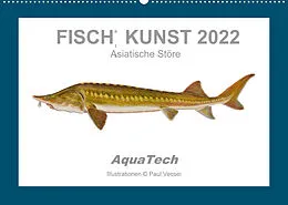 Kalender Fisch als Kunst 2022: Asiatische Störe (Wandkalender 2022 DIN A2 quer) von Paul Vecsei