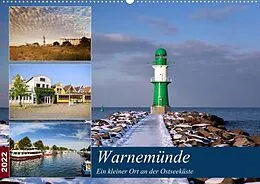Kalender Urlaub in Warnemünde (Wandkalender 2022 DIN A2 quer) von Thomas Deter