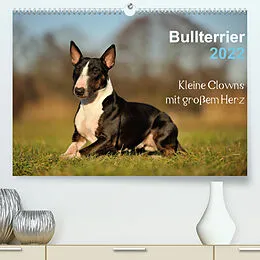 Kalender Bullterrier 2022 - Kleine Clowns mit großem Herz (Premium, hochwertiger DIN A2 Wandkalender 2022, Kunstdruck in Hochglanz) von Yvonne Janetzek
