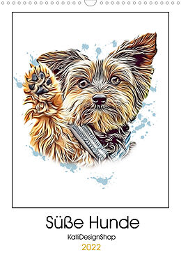 Kalender Süße Hunde (Wandkalender 2022 DIN A3 hoch) von KalliDesignShop