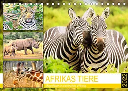 Kalender Afrikas Tiere. Majestäten in exotischer Wildnis (Tischkalender 2022 DIN A5 quer) von Rose Hurley