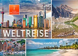 Kalender Weltreise - das Abenteuer erwartet Dich (Wandkalender 2022 DIN A2 quer) von Peter Roder