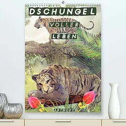 Kalender Dschungel voller Leben - Artwork (Premium, hochwertiger DIN A2 Wandkalender 2022, Kunstdruck in Hochglanz) von Liselotte Brunner-Klaus