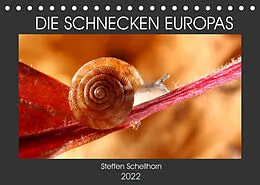 Kalender DIE SCHNECKEN EUROPAS (Tischkalender 2022 DIN A5 quer) von Steffen Schellhorn