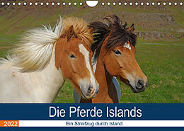 Kalender Die Pferde Islands - Ein Streifzug durch Island (Wandkalender 2022 DIN A4 quer) von Reinhard Pantke