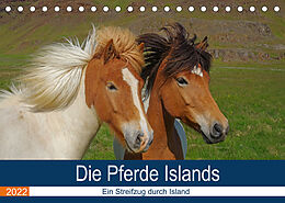 Kalender Die Pferde Islands - Ein Streifzug durch Island (Tischkalender 2022 DIN A5 quer) von Reinhard Pantke