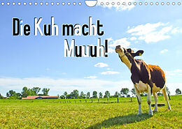 Kalender Die Kuh macht Muuuh! (Wandkalender 2022 DIN A4 quer) von Carola Vahldiek