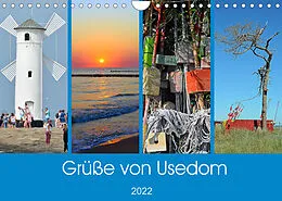 Kalender Grüße von Usedom (Wandkalender 2022 DIN A4 quer) von Sarnade