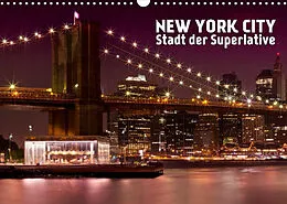 Kalender NEW YORK CITY Stadt der Superlative (Wandkalender 2022 DIN A3 quer) von Melanie Viola