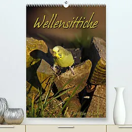 Kalender Wellensittiche (Premium, hochwertiger DIN A2 Wandkalender 2022, Kunstdruck in Hochglanz) von Martina Berg