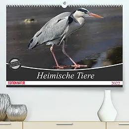 Kalender Heimische Tiere (Premium, hochwertiger DIN A2 Wandkalender 2022, Kunstdruck in Hochglanz) von SchnelleWelten