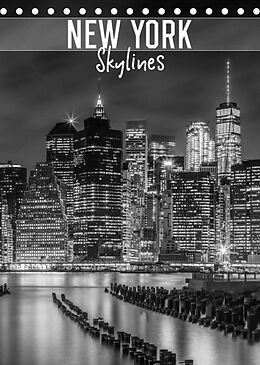 Kalender NEW YORK Skylines (Tischkalender 2022 DIN A5 hoch) von Melanie Viola