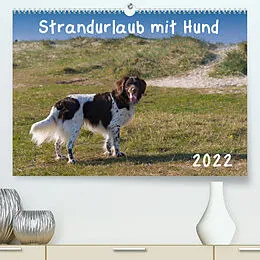 Kalender Strandurlaub mit Hund (Premium, hochwertiger DIN A2 Wandkalender 2022, Kunstdruck in Hochglanz) von Heidi Bollich