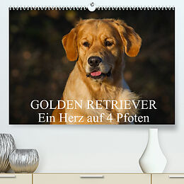 Kalender Golden Retriever - Ein Herz auf 4 Pfoten (Premium, hochwertiger DIN A2 Wandkalender 2022, Kunstdruck in Hochglanz) von Sigrid Starick