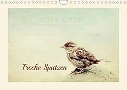 Kalender Freche Spatzen (Wandkalender 2022 DIN A4 quer) von Heike Hultsch