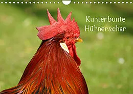 Kalender Kunterbunte Hühnerschar (Wandkalender 2022 DIN A4 quer) von kattobello