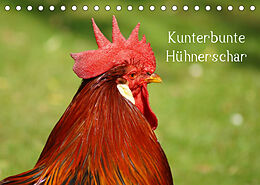 Kalender Kunterbunte Hühnerschar (Tischkalender 2022 DIN A5 quer) von kattobello