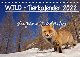Kalender WILD - Tierkalender 2022 (Tischkalender 2022 DIN A5 quer) von Marco Colombo