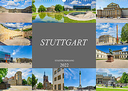 Kalender Stuttgart Stadtrundgang (Wandkalender 2022 DIN A2 quer) von Dirk Meutzner