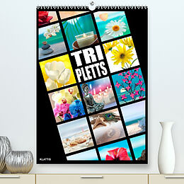 Kalender TRIPLETTS - Der anspruchsvolle Familienplaner (Premium, hochwertiger DIN A2 Wandkalender 2022, Kunstdruck in Hochglanz) von Klattis